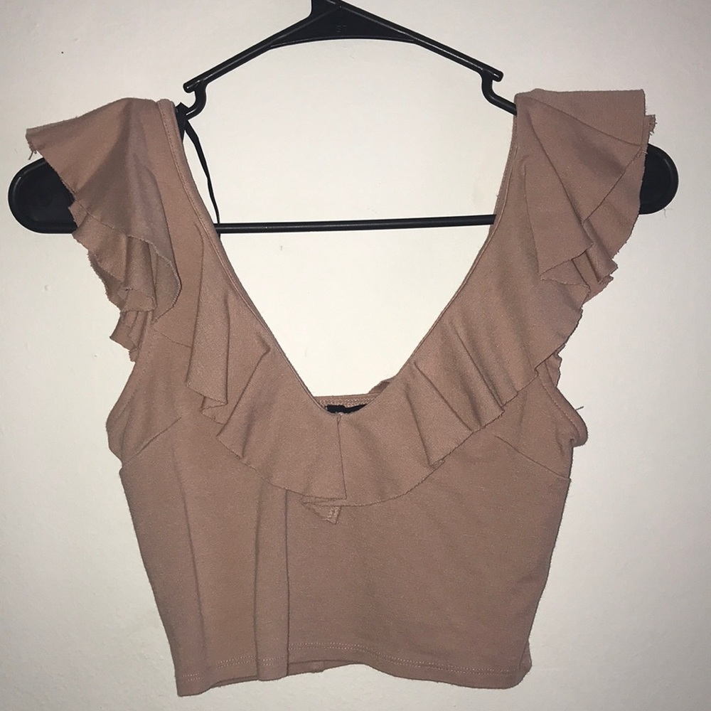Pink cropped shirt - Picture 1 of 1